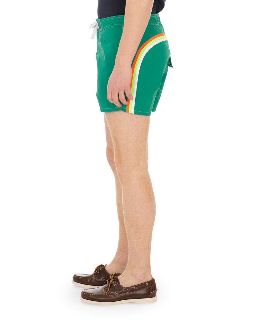 Homme | Maillots De Bain | Sundek | Rainbow Mid Length Swim Shorts  Emerald Green