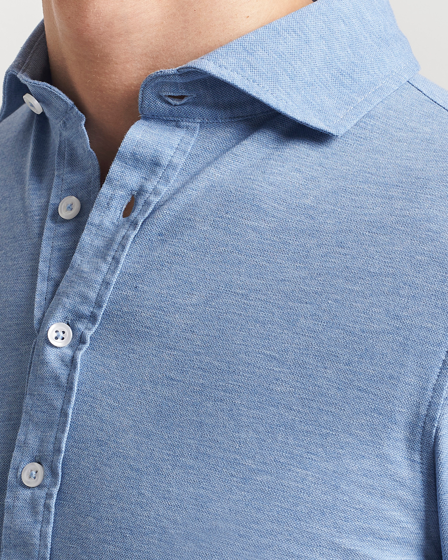 Homme | Chemises | Gran Sasso | Popover Shirt Light Blue