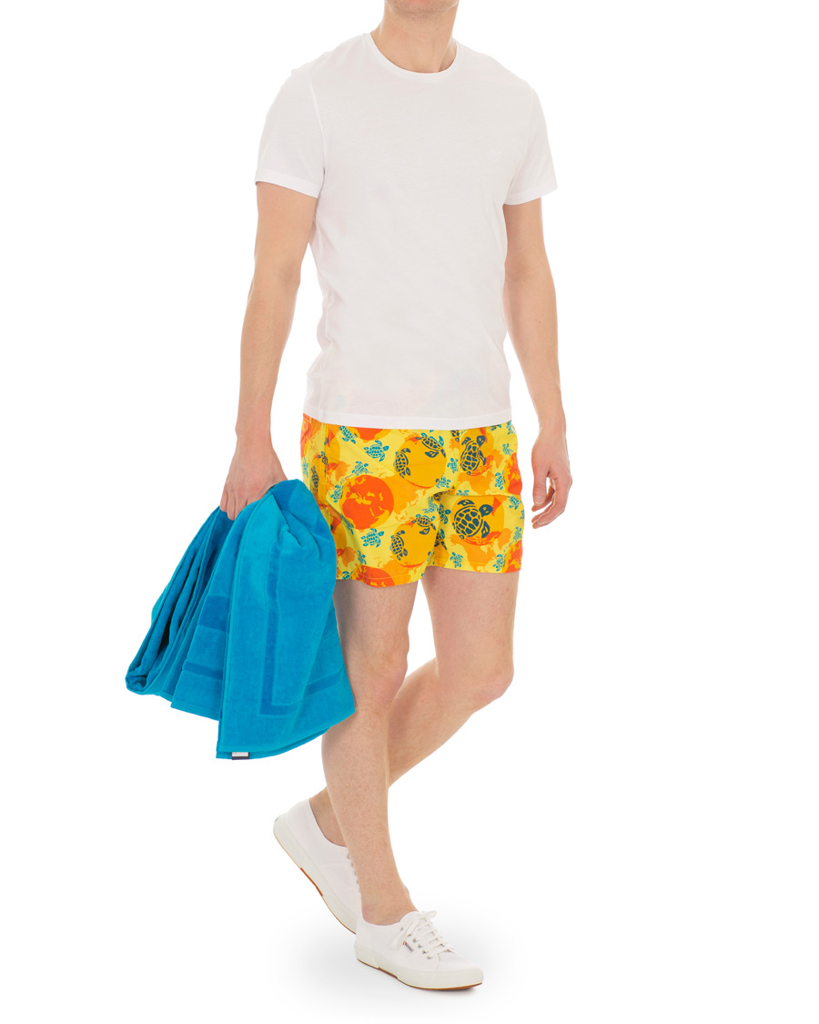 Homme | Maillots De Bain | Vilebrequin | Moorea Swim Shorts Mappemonde Dots