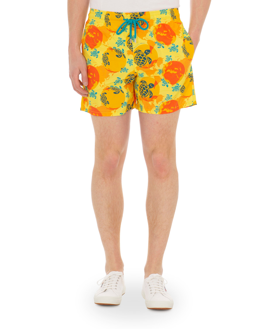 Homme | Maillots De Bain | Vilebrequin | Moorea Swim Shorts Mappemonde Dots