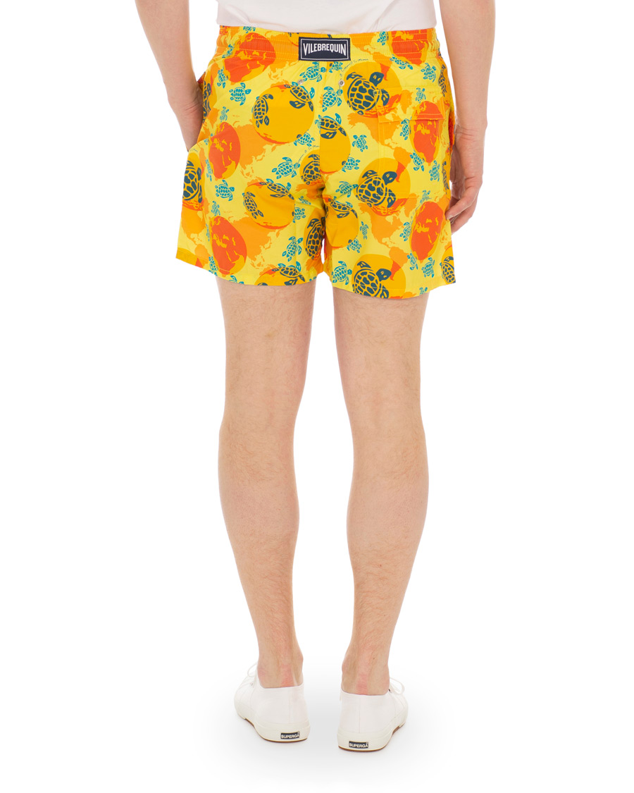 Homme | Maillots De Bain | Vilebrequin | Moorea Swim Shorts Mappemonde Dots