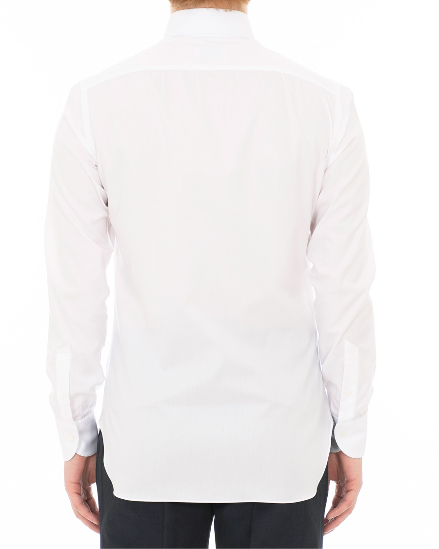 Homme | Chemises | Berg&Berg | Frithof Handmade Button Down Cotton Shirt White