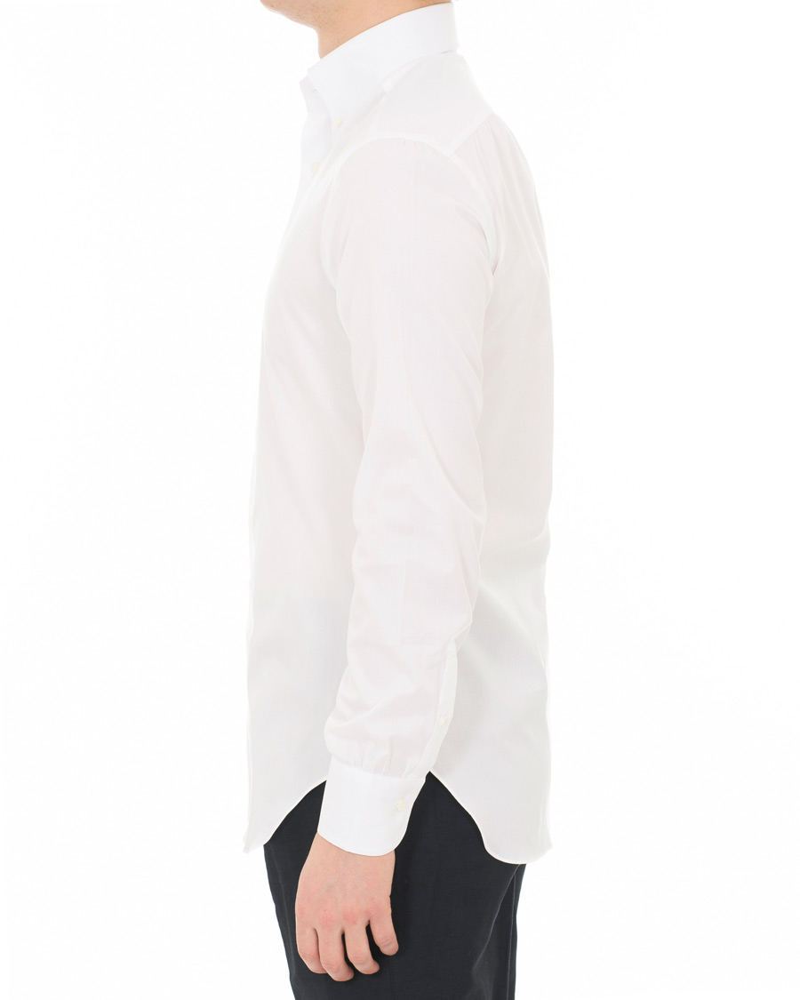 Homme | Chemises | Berg&Berg | Frithof Handmade Button Down Cotton Shirt White