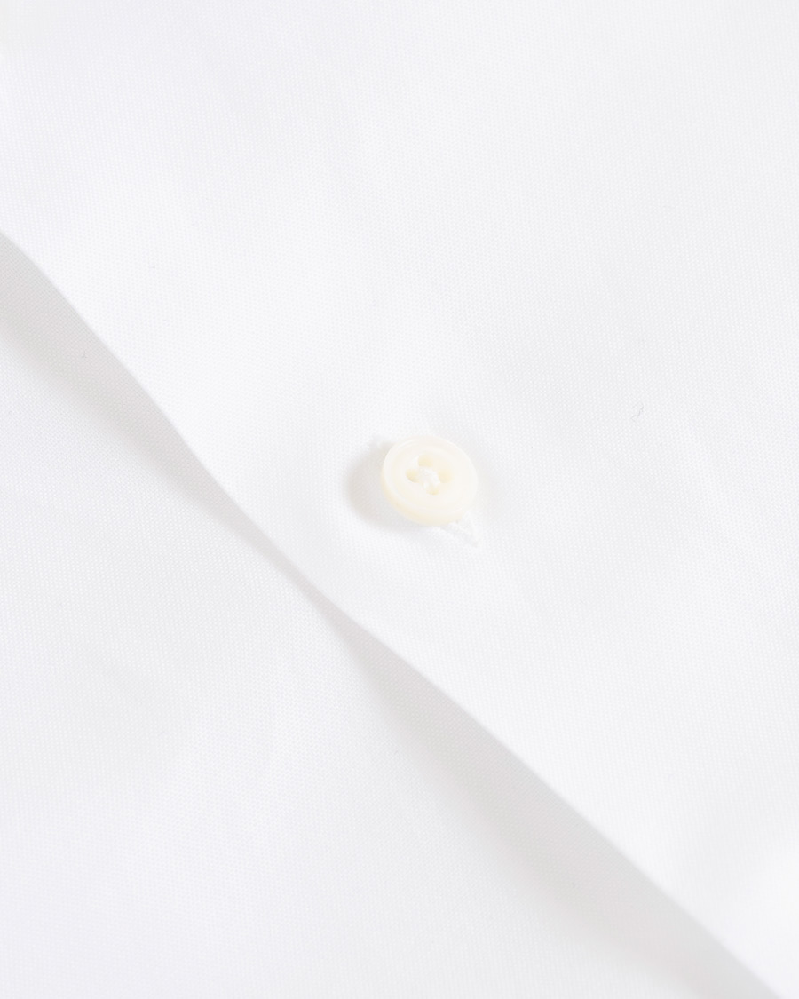 Homme | Chemises | Berg&Berg | Frithof Handmade Button Down Cotton Shirt White