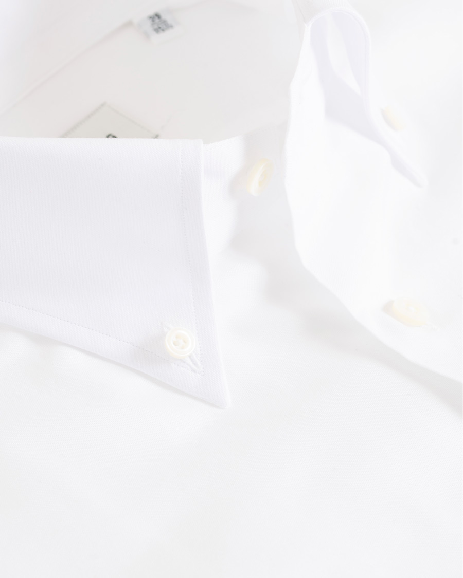 Homme | Chemises | Berg&Berg | Frithof Handmade Button Down Cotton Shirt White