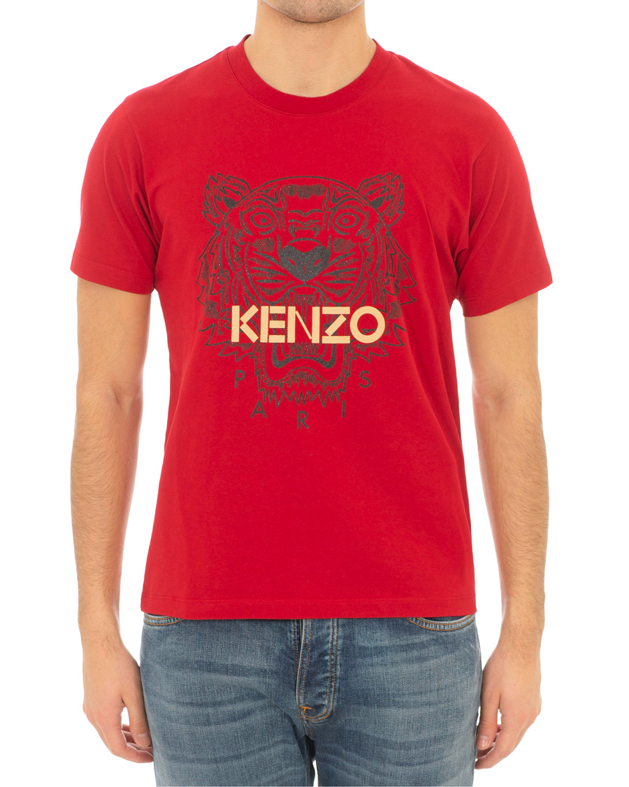Homme | T-shirts | KENZO | Chinese New Year Icon Tiger T-shirt Red