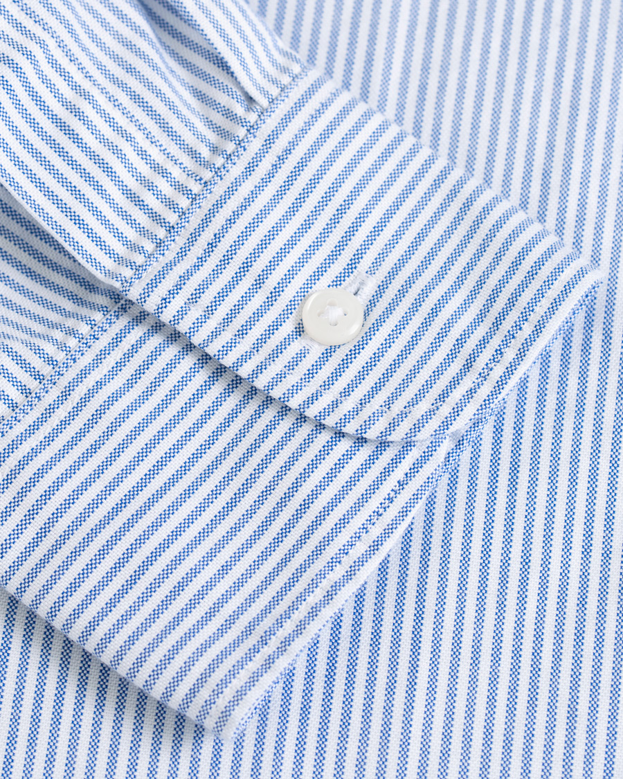 Homme | Chemises | J.Crew | Slim Fit Stretch Oxford University Stripe Shirt Blue