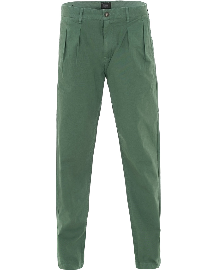 Homme | Pantalons | J.Crew | Double Pleated Garment Dyed Canvas Chinos Cool Palm