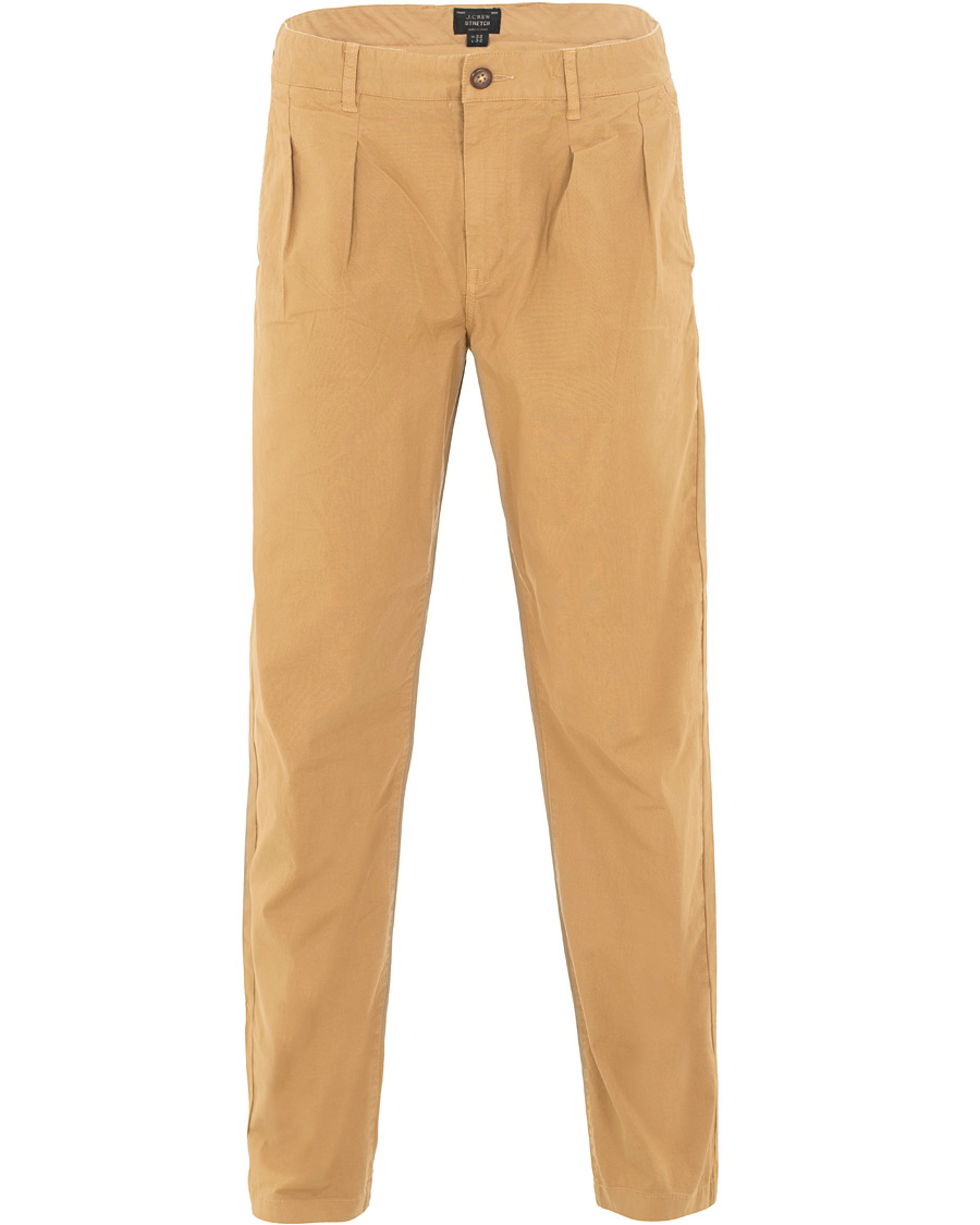 Homme | Pantalons | J.Crew | Double Pleated Garment Dyed Canvas Chinos Melted Caramel