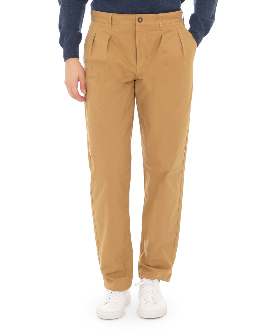 Homme | Pantalons | J.Crew | Double Pleated Garment Dyed Canvas Chinos Melted Caramel