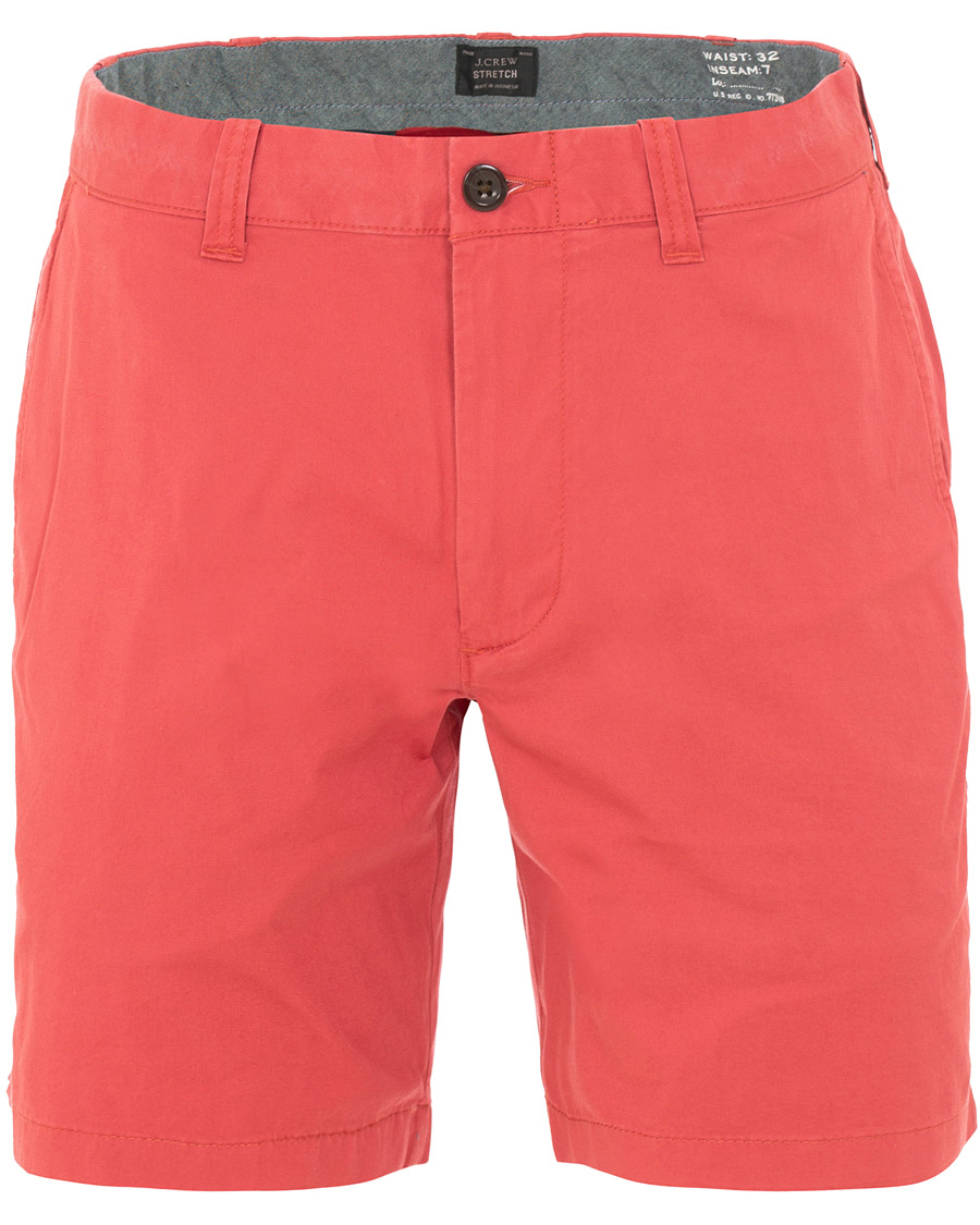 Homme | Shorts | J.Crew | 7'' Stretch Cotton Shorts Old Red