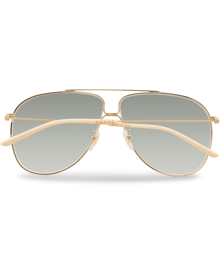 Homme | Gucci GG0440S Sunglasses Gold/Green | Gucci | GG0440S Sunglasses Gold/Green