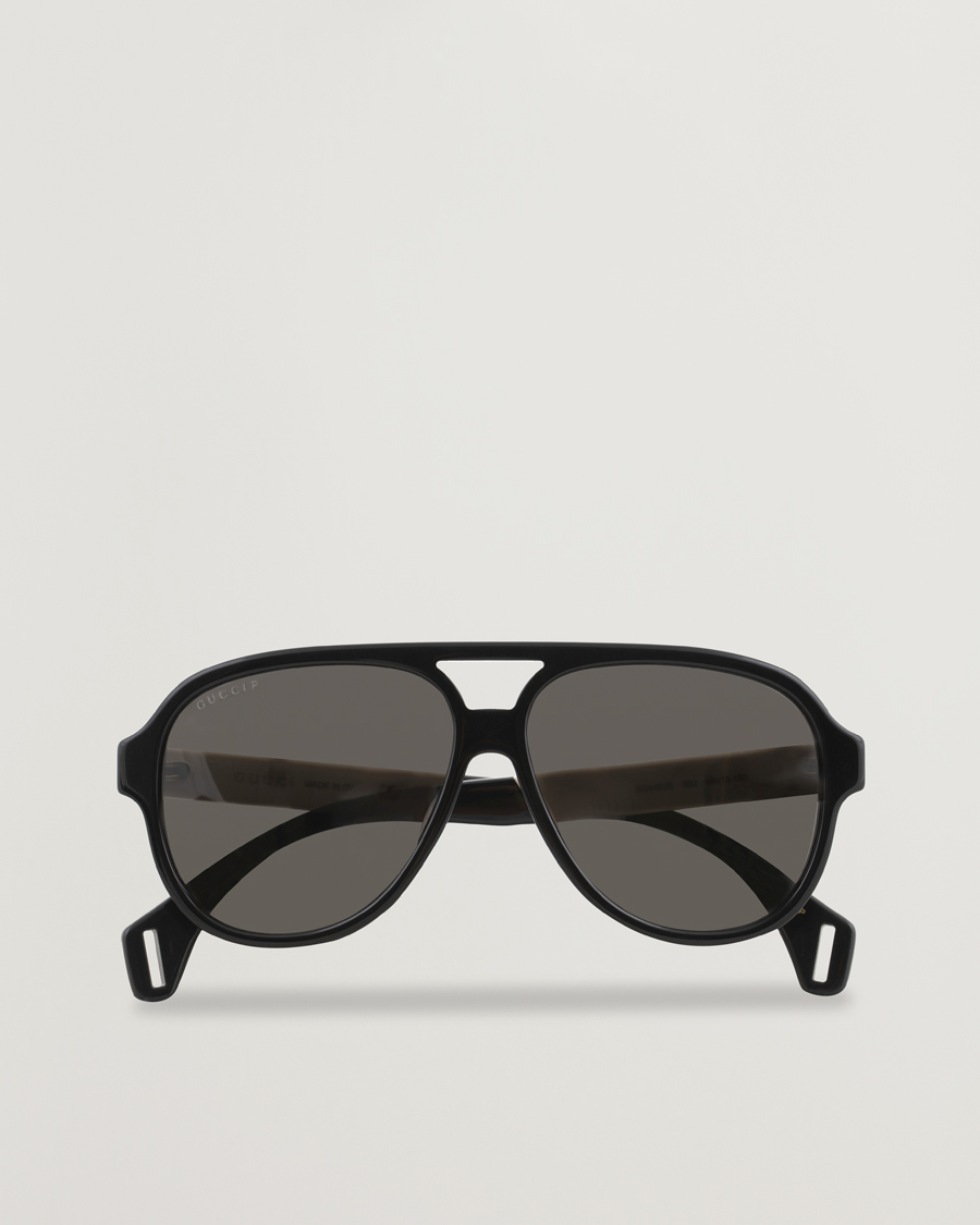 Homme | Gucci GG0463S Sunglasses Black/White/Grey | Gucci | GG0463S Sunglasses Black/White/Grey