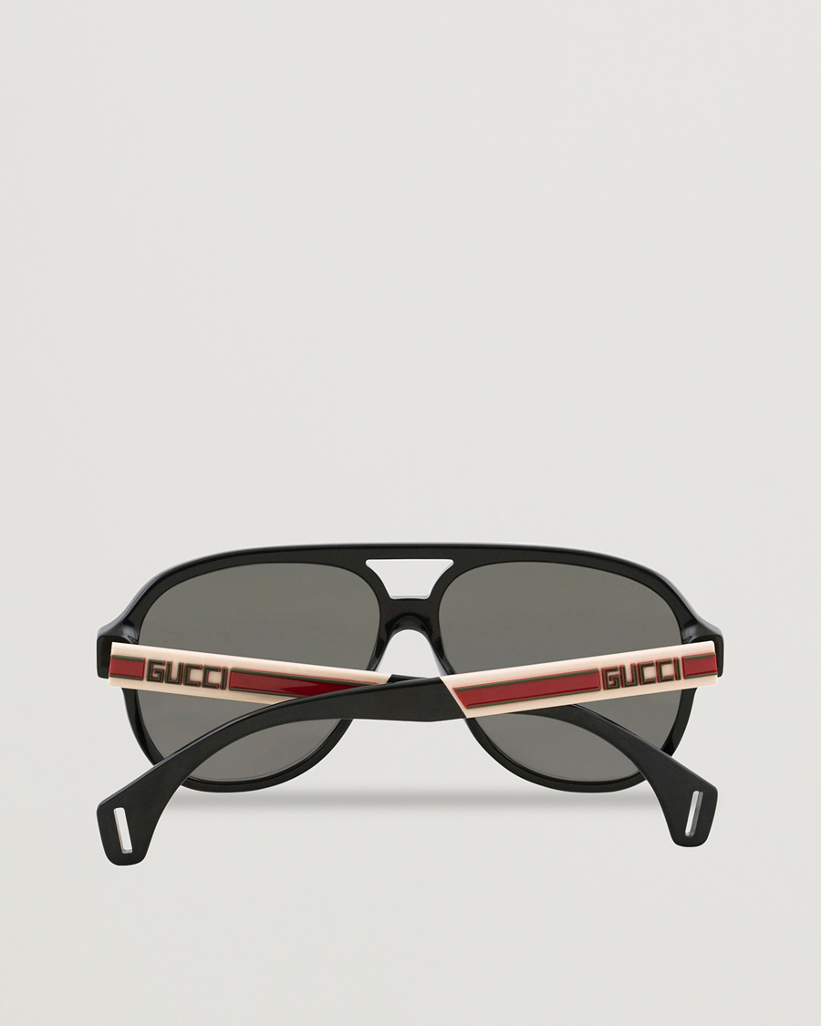 Homme | Gucci GG0463S Sunglasses Black/White/Grey | Gucci | GG0463S Sunglasses Black/White/Grey