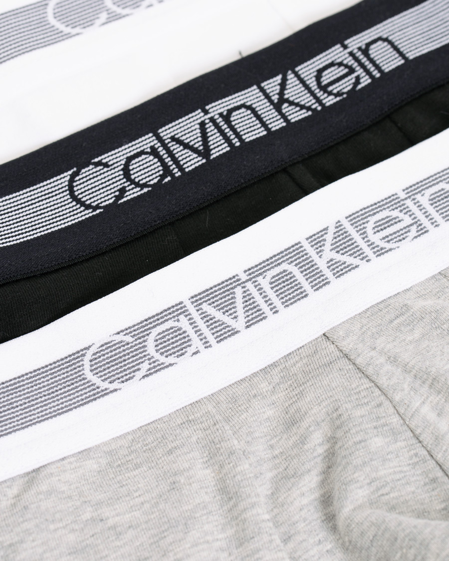 Homme | Sous-Vêtements Et Chaussettes | Calvin Klein | Cooling Trunk 3-Pack Grey/Black/White