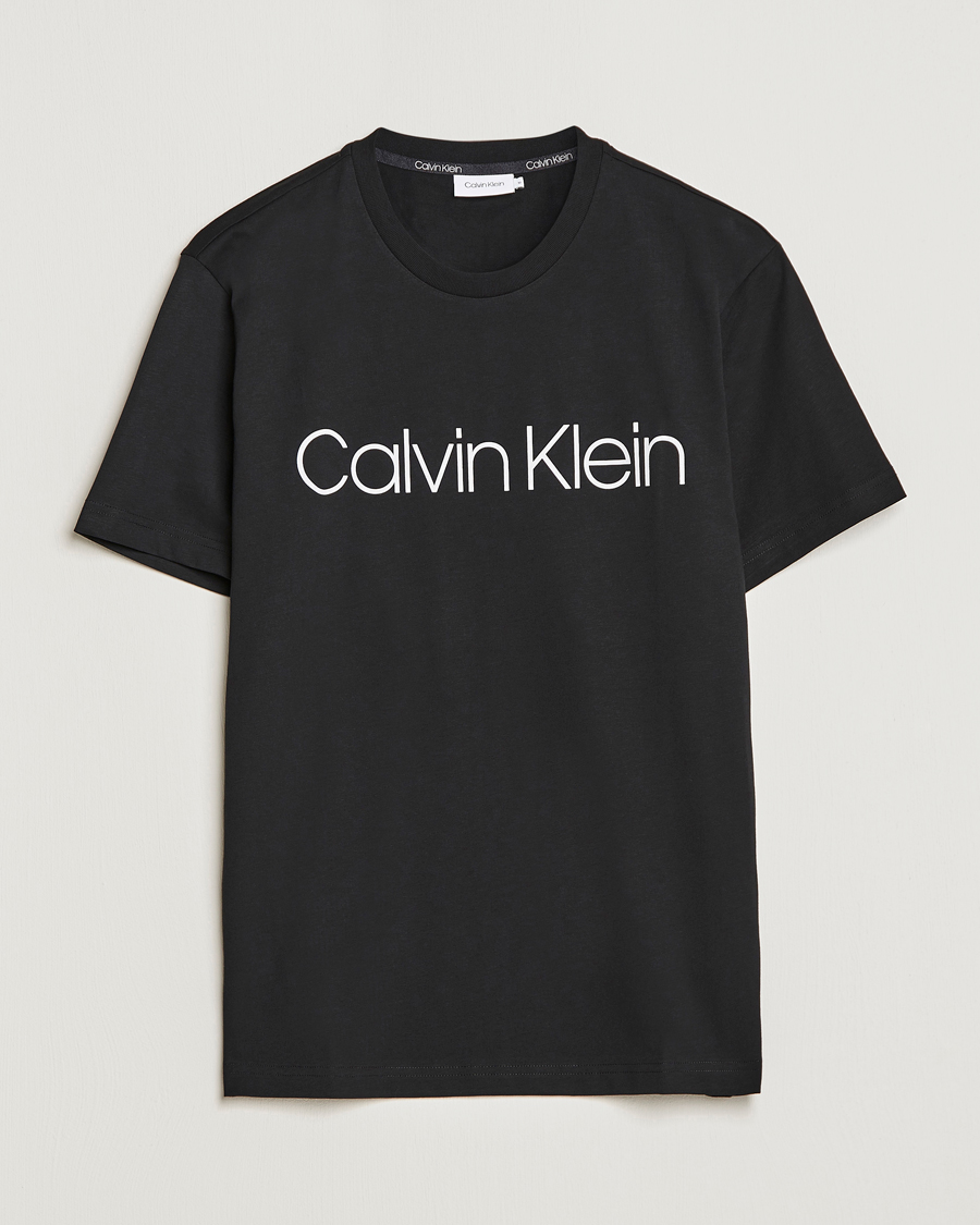 Homme | T-shirts | Calvin Klein | Front Logo Tee Black