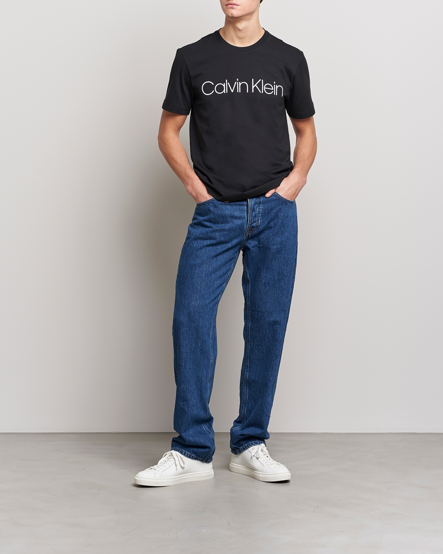Homme | T-shirts | Calvin Klein | Front Logo Tee Black