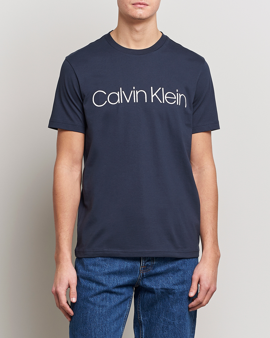 Homme | Vêtements | Calvin Klein | Front Logo Tee Navy