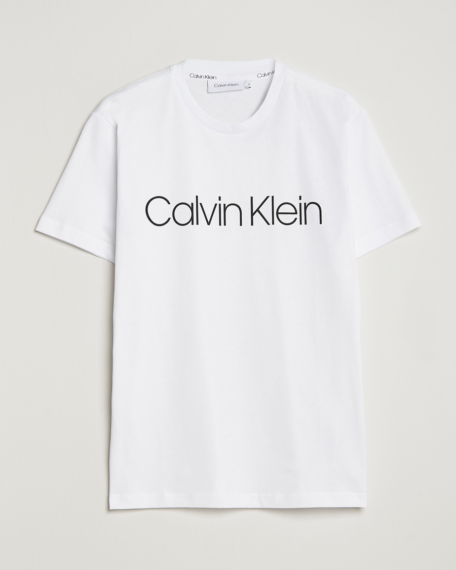 Homme | T-shirts | Calvin Klein | Front Logo Tee White
