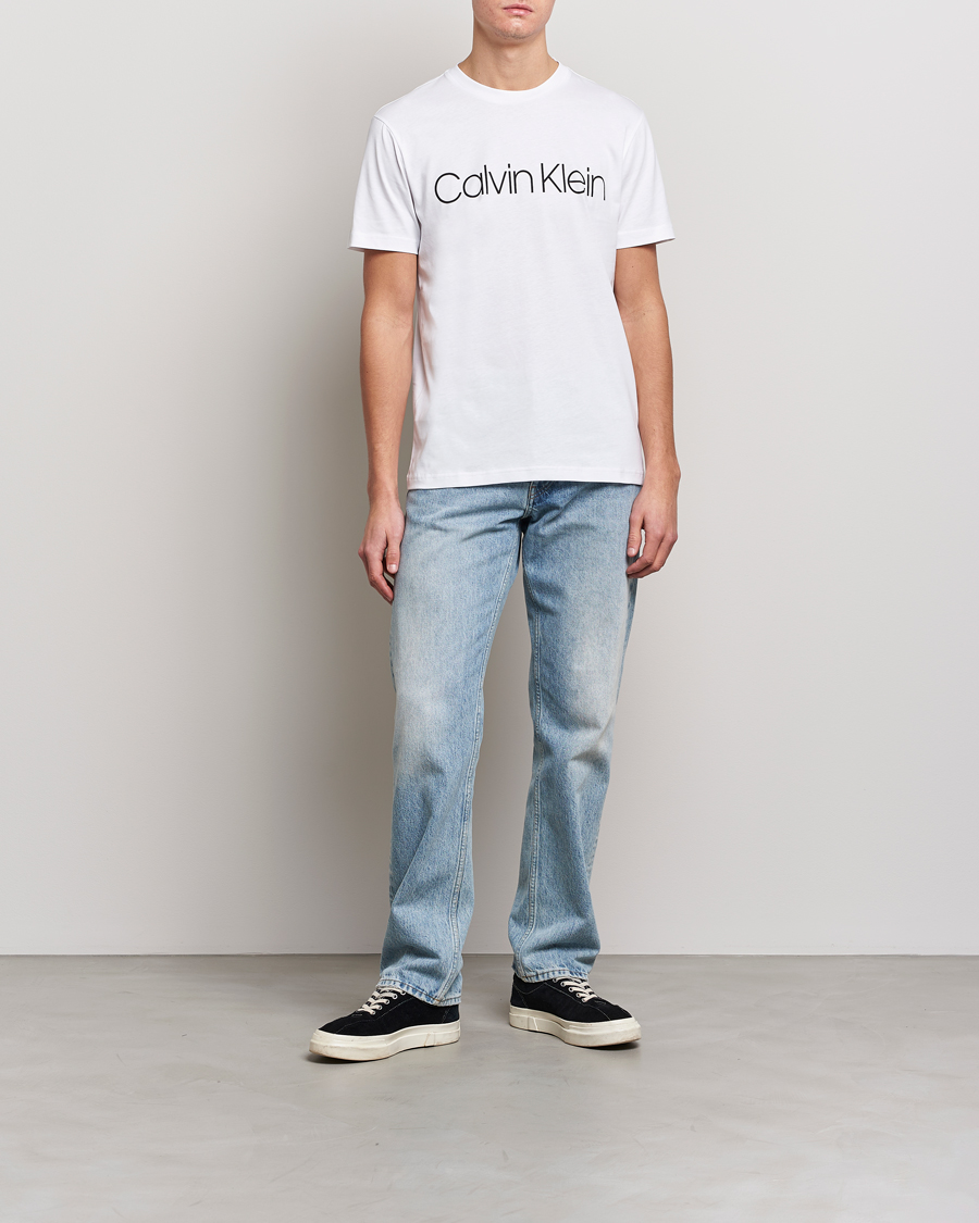 Homme | T-shirts | Calvin Klein | Front Logo Tee White