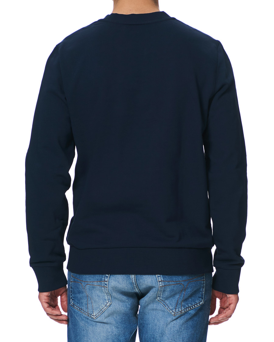 Homme | Pulls Et Tricots | Calvin Klein | Front Logo Sweatshirt Navy
