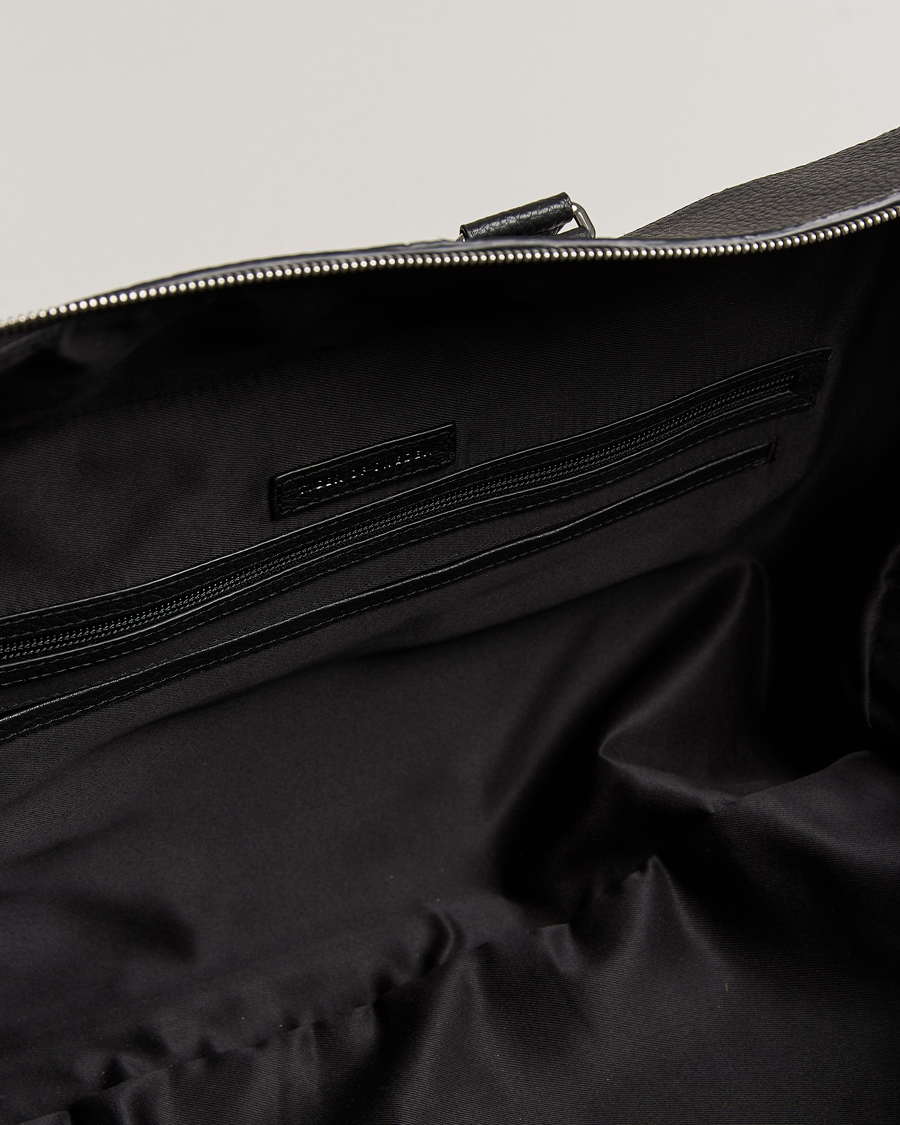 Homme | Sacs | Tiger of Sweden | Brome Grained Leather Weekendbag Black