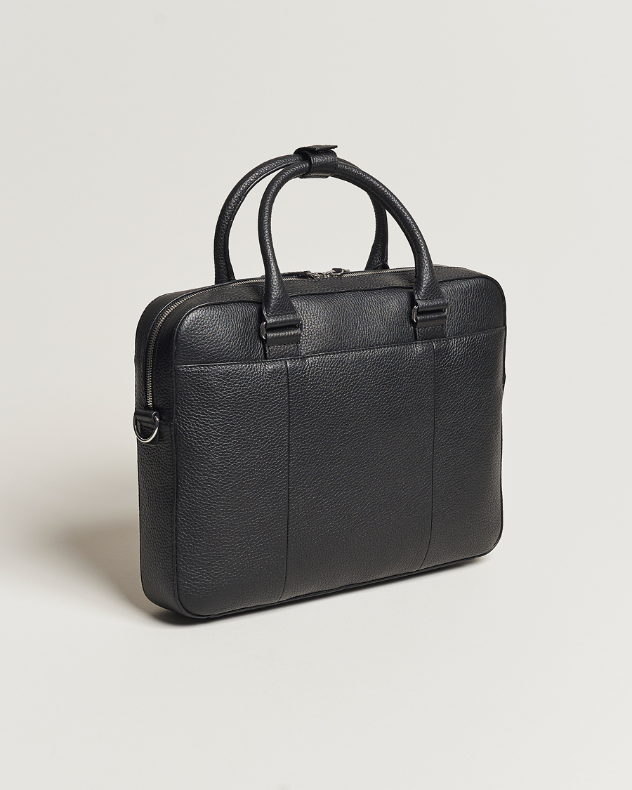 Homme | Sacs | Tiger of Sweden | Bosun Grained Leather Briefcase Black