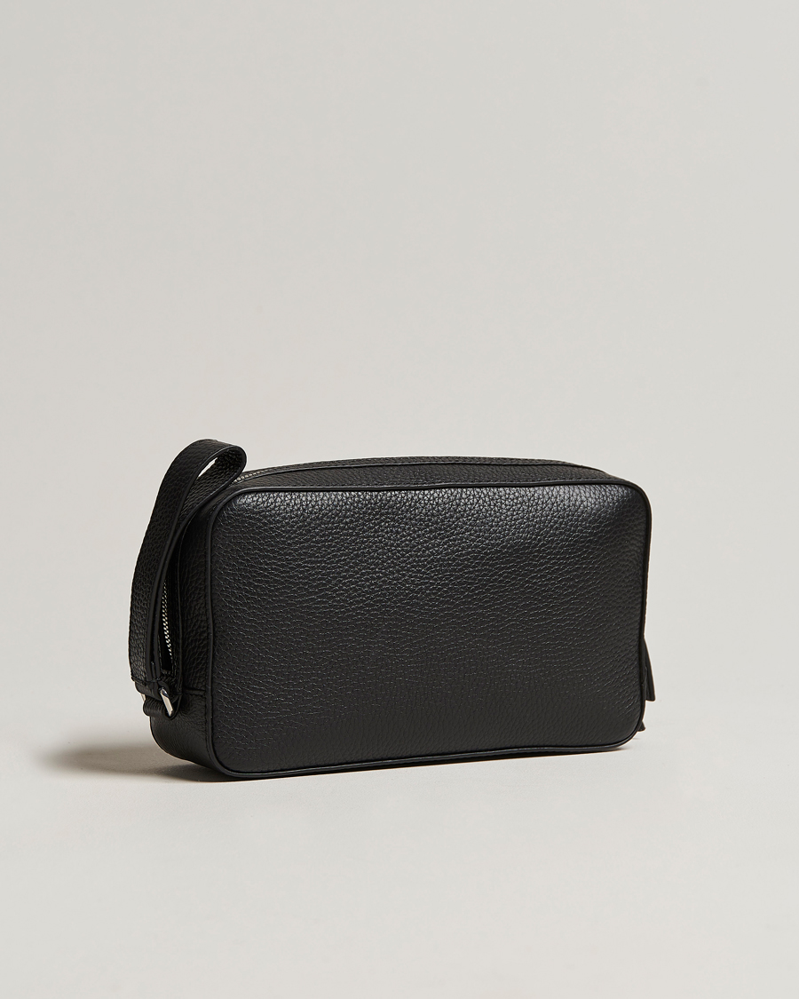 Homme | Sacs | Tiger of Sweden | Wes Grained Leather Toilet Bag Black