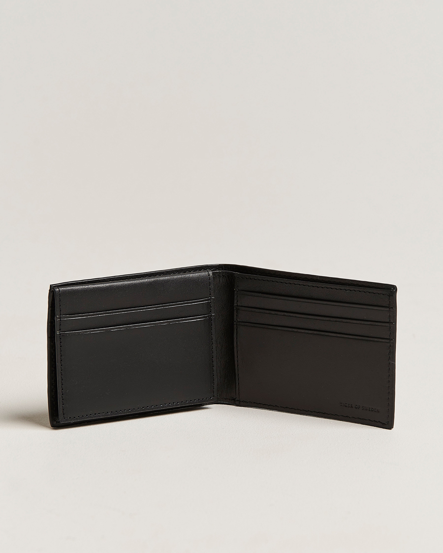 Homme | Portefeuilles | Tiger of Sweden | Wrene Grained Leather Wallet Black