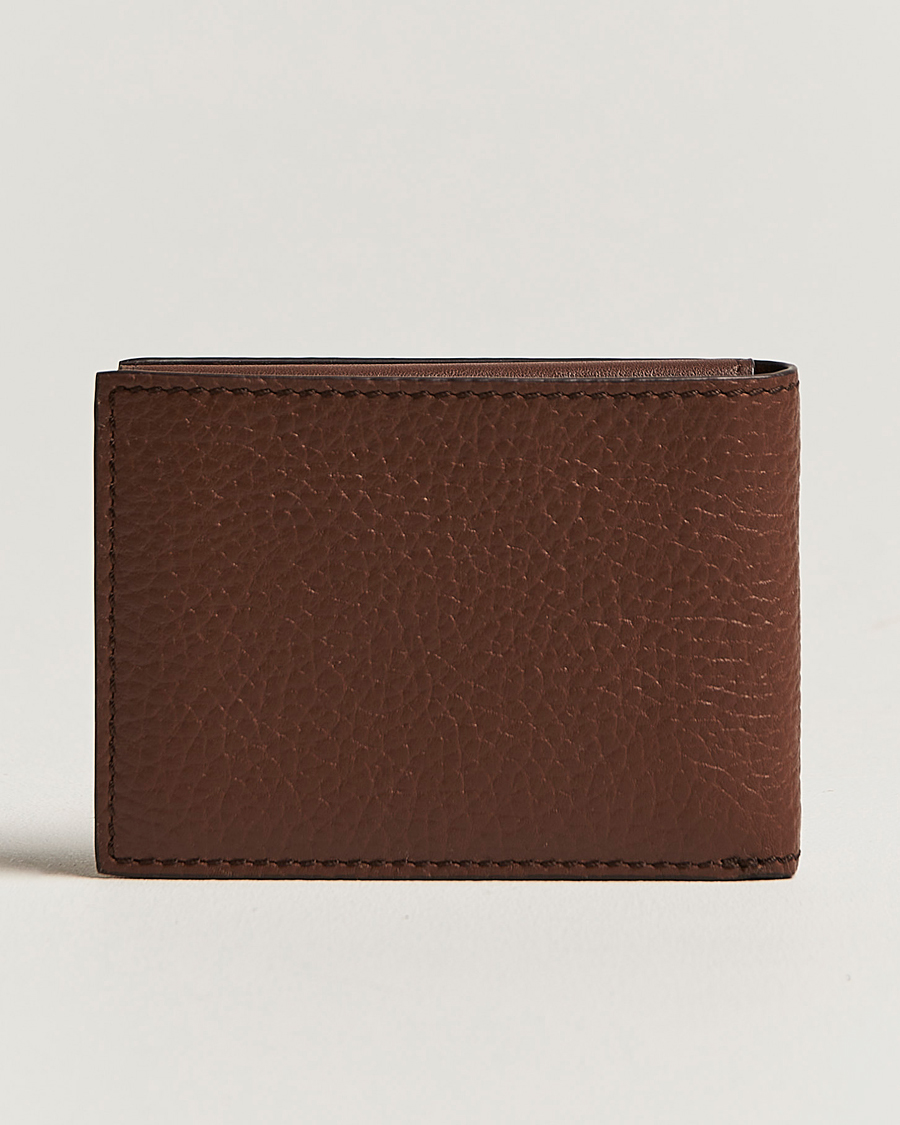 Homme | Portefeuilles | Tiger of Sweden | Wrene Grained Leather Wallet Brown