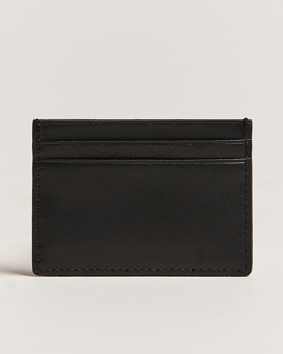 Homme | Portefeuilles | Tiger of Sweden | Wake Grained Leather Cardholder Black