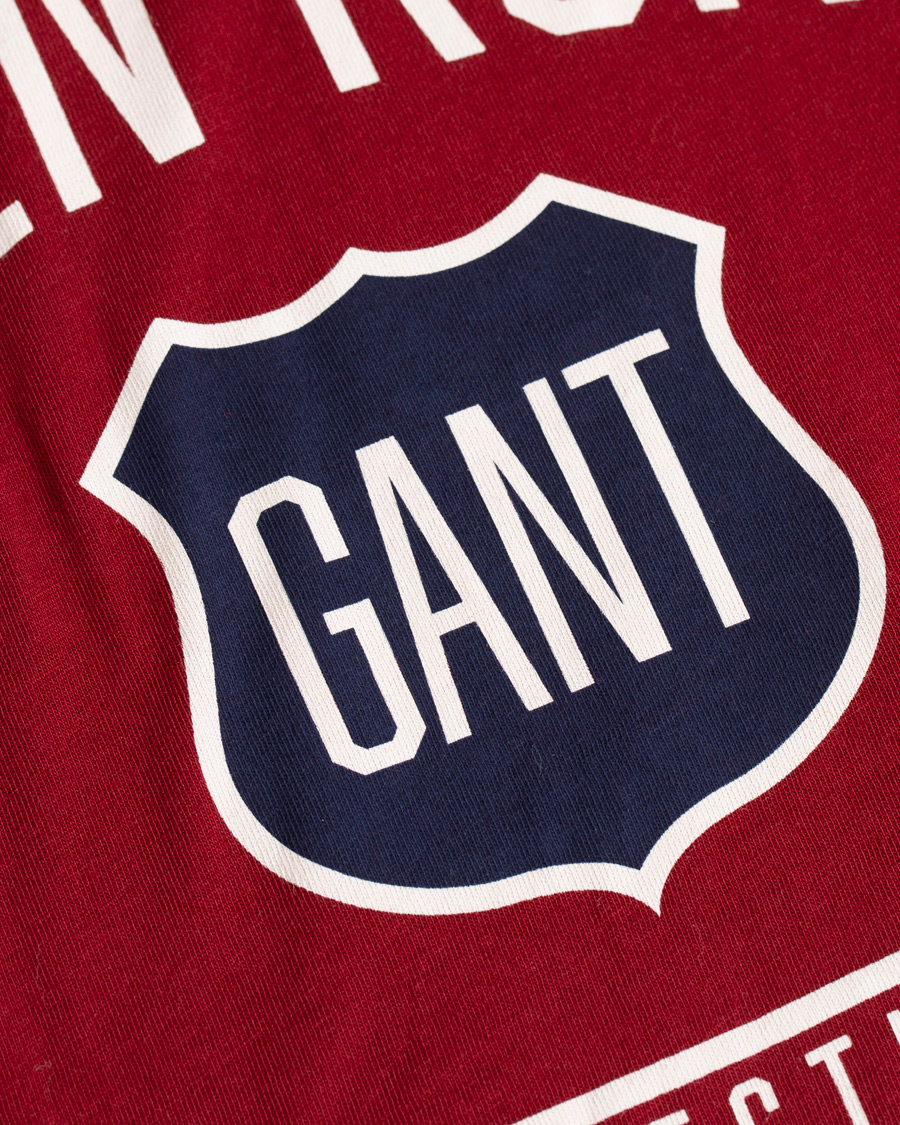Homme | T-shirts | GANT | Graphic Tee Mahogany Red