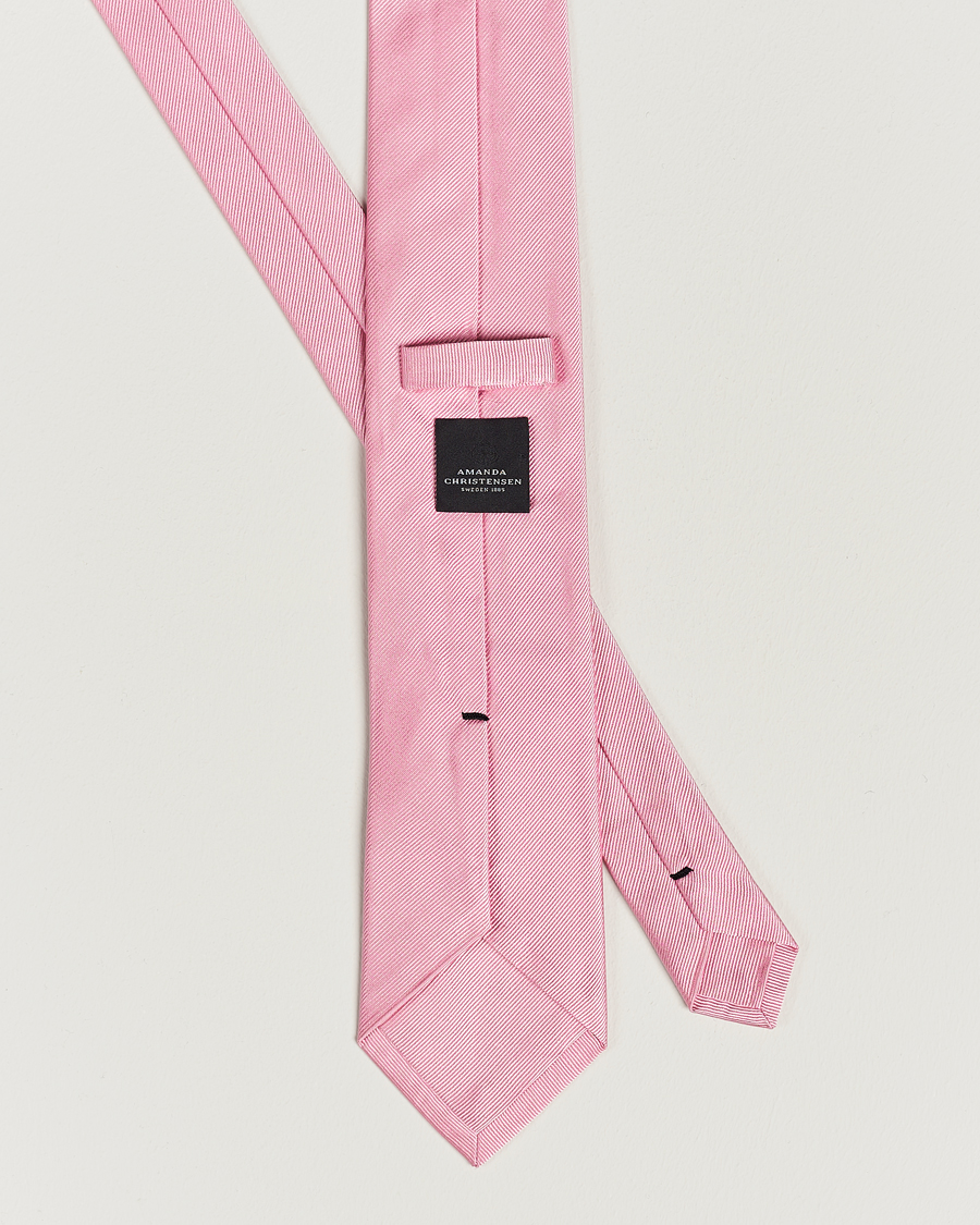 Homme | Cravates | Amanda Christensen | Plain Classic Tie 8 cm Pink