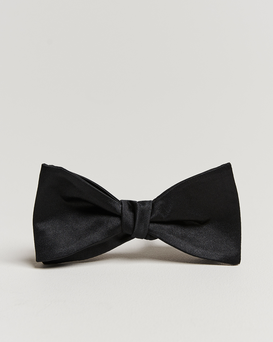 Homme | Nœuds Papillon | Amanda Christensen | Self Tie Silk Ceremony Black