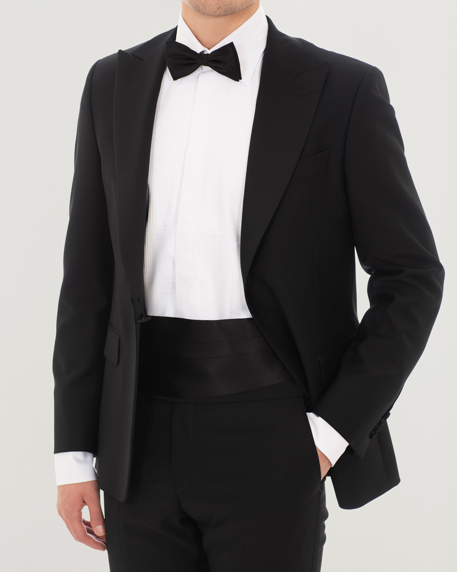 Homme | Nœuds Papillon | Amanda Christensen | Silk Cummerbund Set Black Black