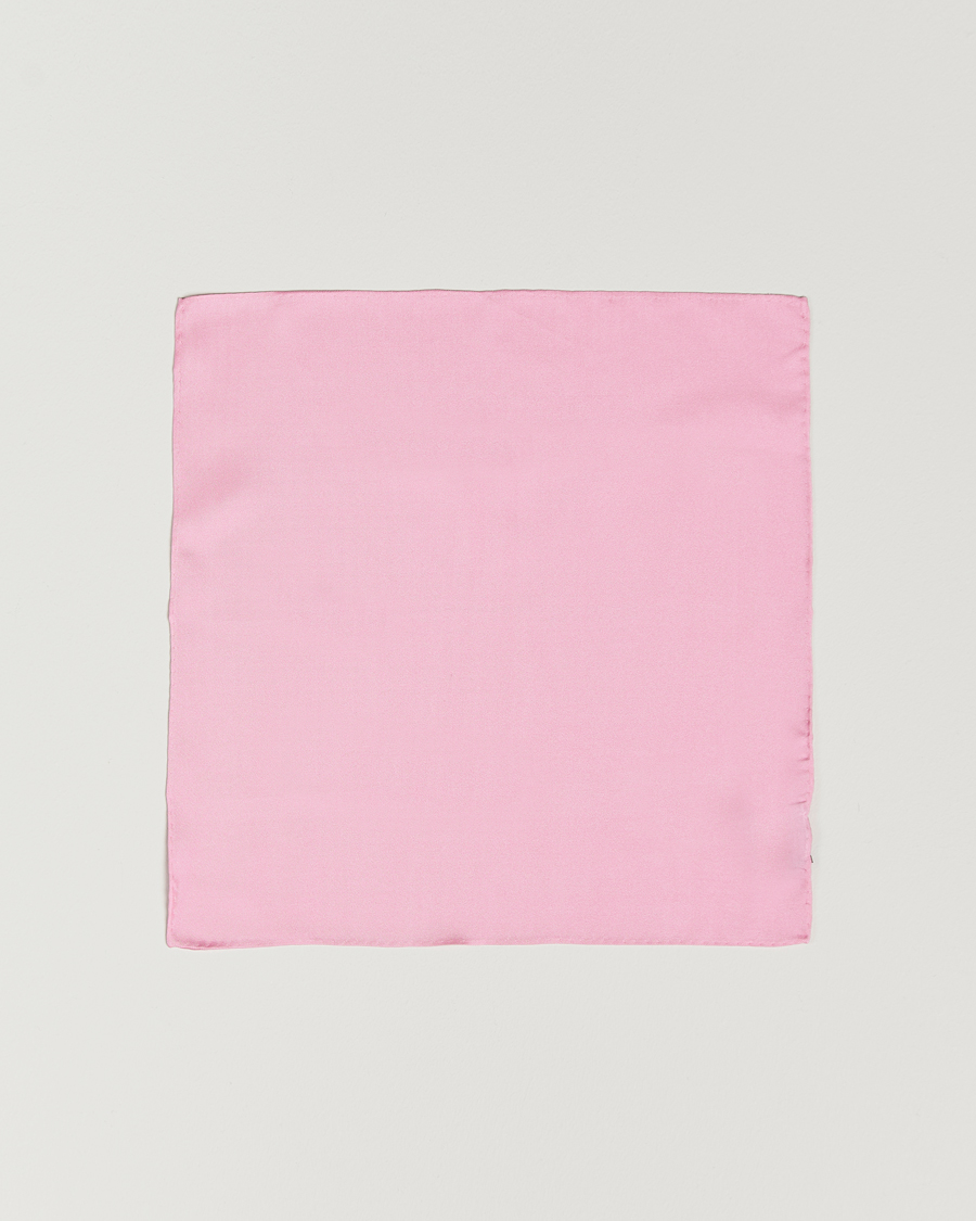 Homme | Pochettes De Costume | Amanda Christensen | Handkercheif Silk Pink