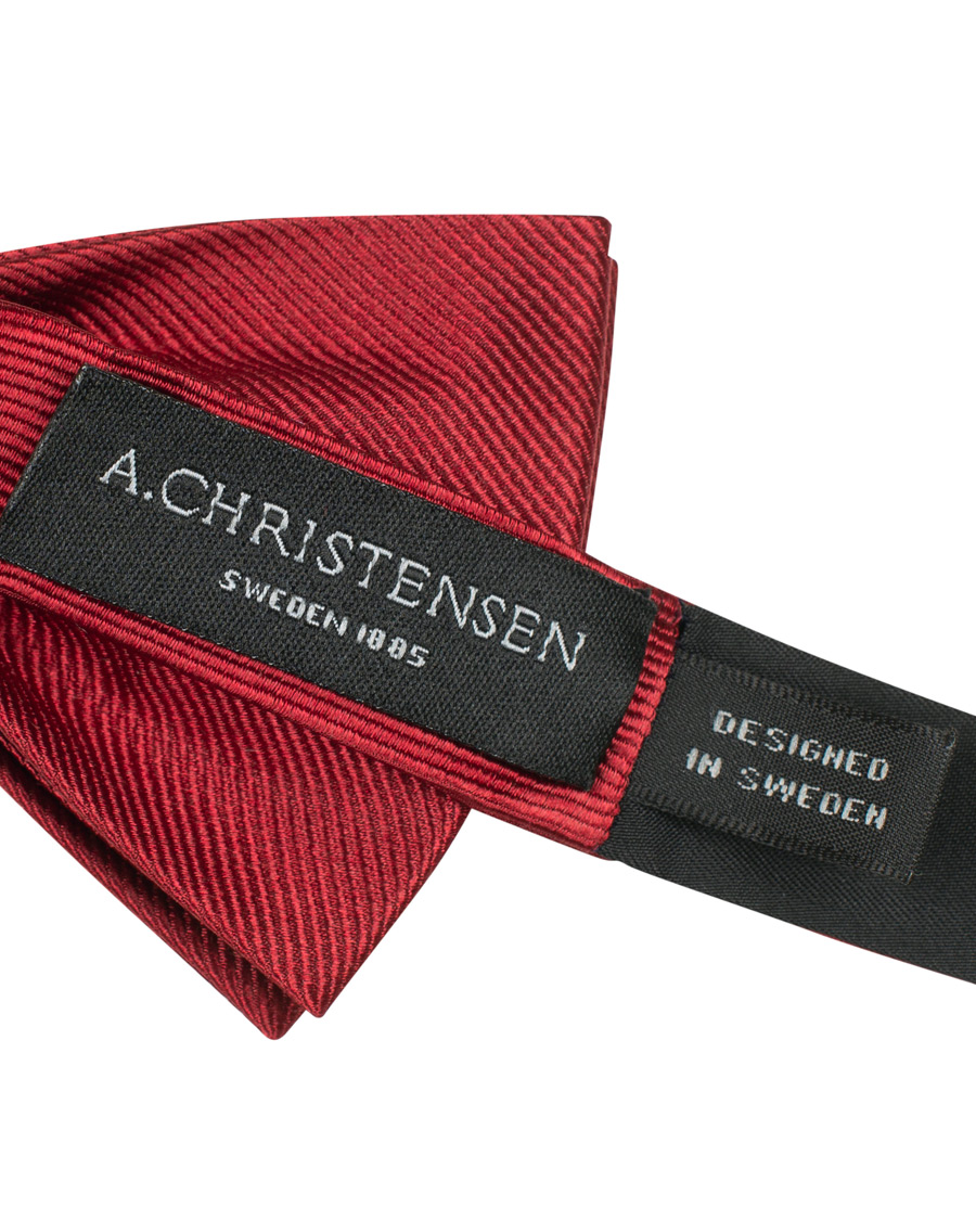 Homme | Amanda Christensen Pre Tie Silk Wine Red | Amanda Christensen | Pre Tie Silk Wine Red