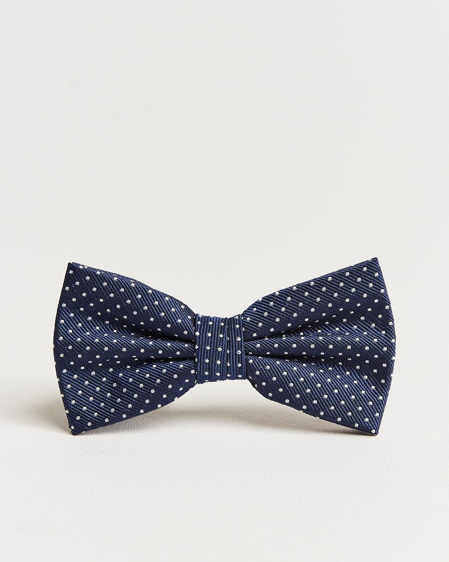 Homme | Amanda Christensen Micro Dot Pre Tie Silk Navy | Amanda Christensen | Micro Dot Pre Tie Silk Navy