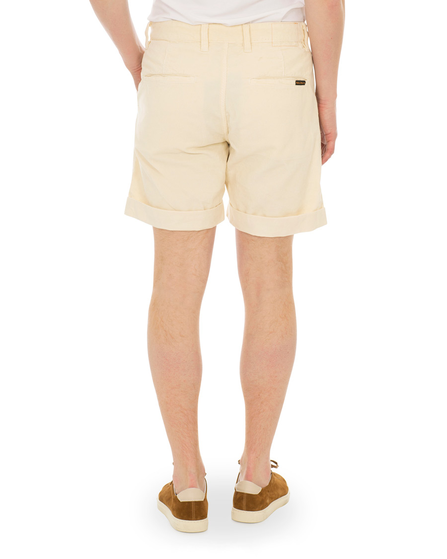 Homme | Shorts | Nudie Jeans | Luke Baby Cord Shorts Dusty White