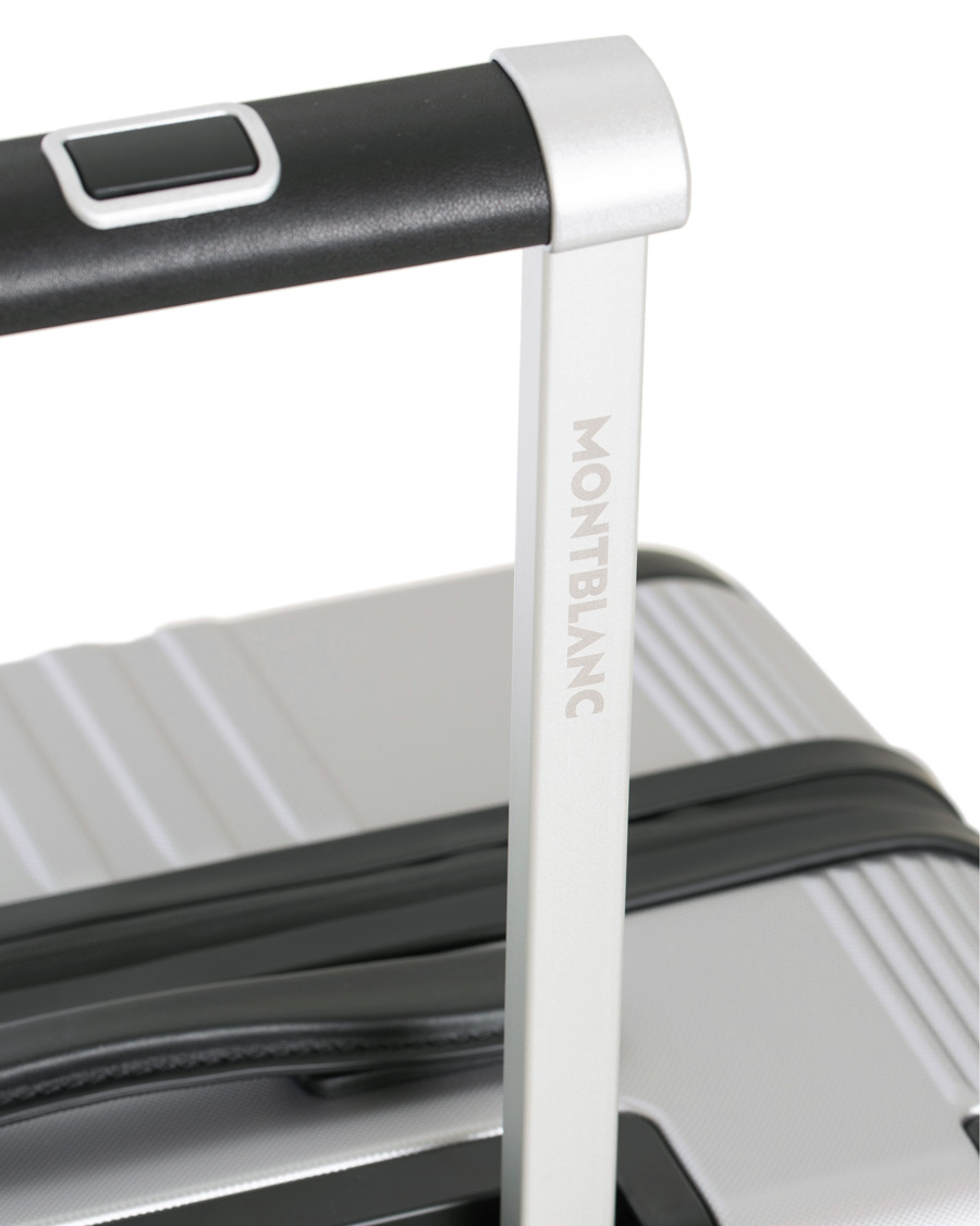 Homme | Montblanc Trolley Small/Medium 4 Wheels Black Silver | Montblanc | Trolley Small/Medium 4 Wheels Black Silver