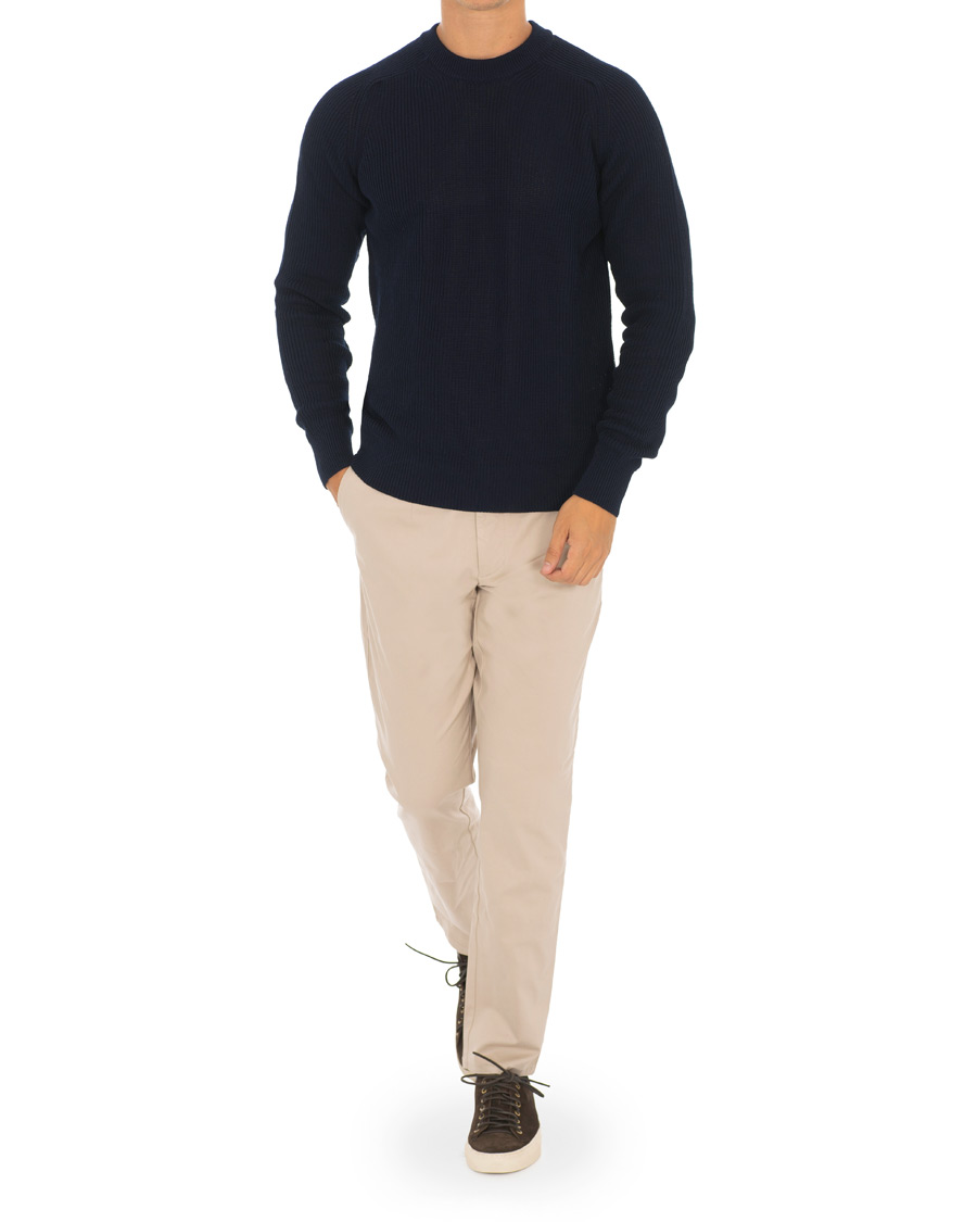 Homme | Pulls Et Tricots | AMI | Fisherman Sweater Marine