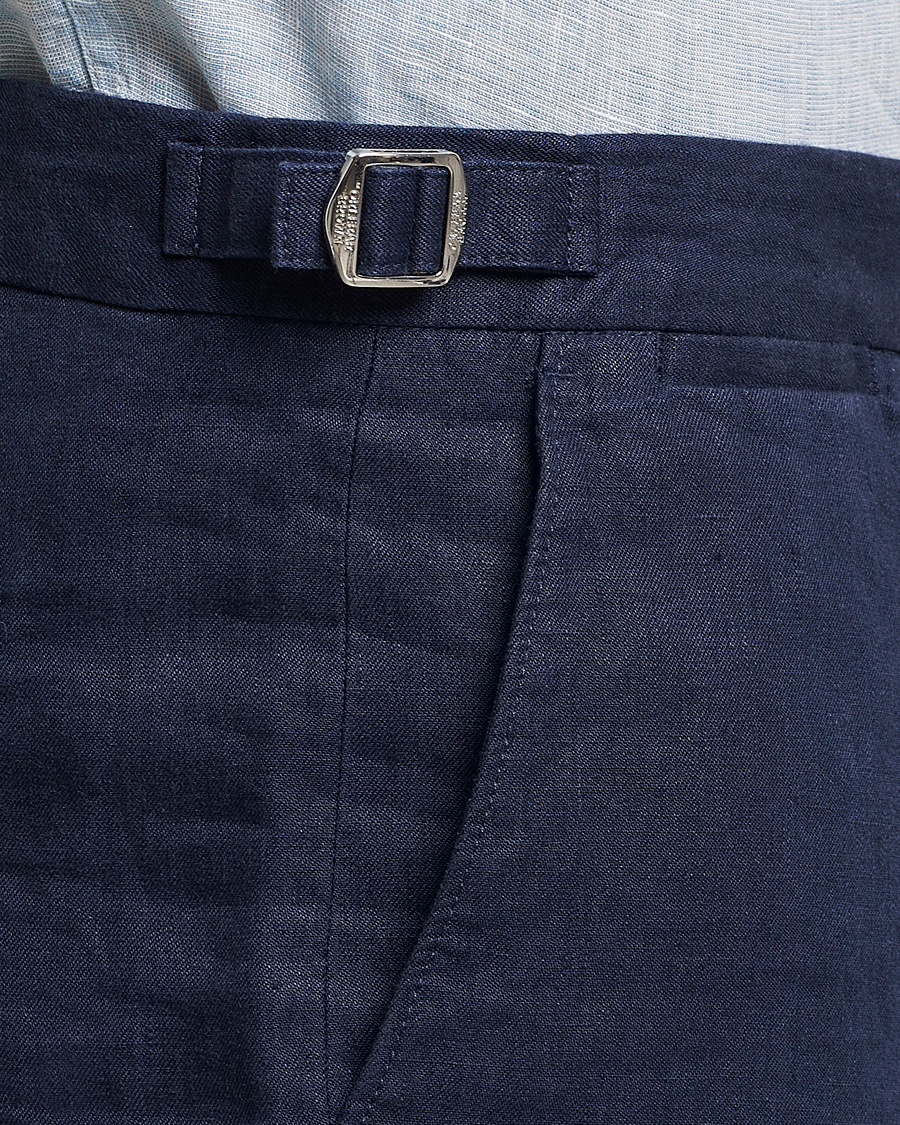 Homme | Shorts | Orlebar Brown | Norwich Linen Shorts Navy