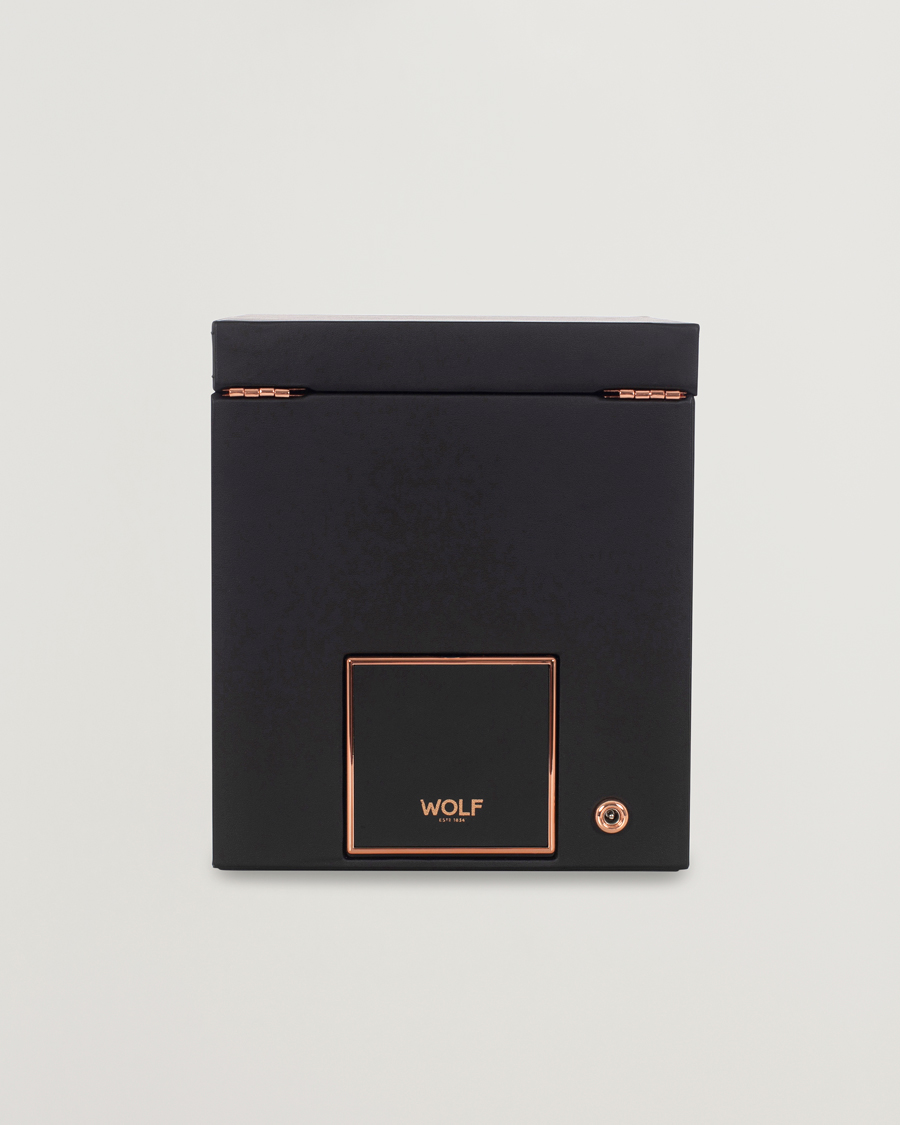 Homme | Boîtes montres et bijoux | WOLF | Axis Single Winder with Storage Copper