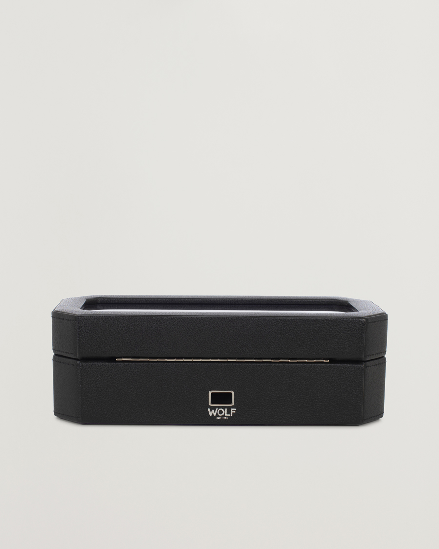 Homme | Boîtes montres et bijoux | WOLF | Windsor 5 Piece Watch Box Black Purple