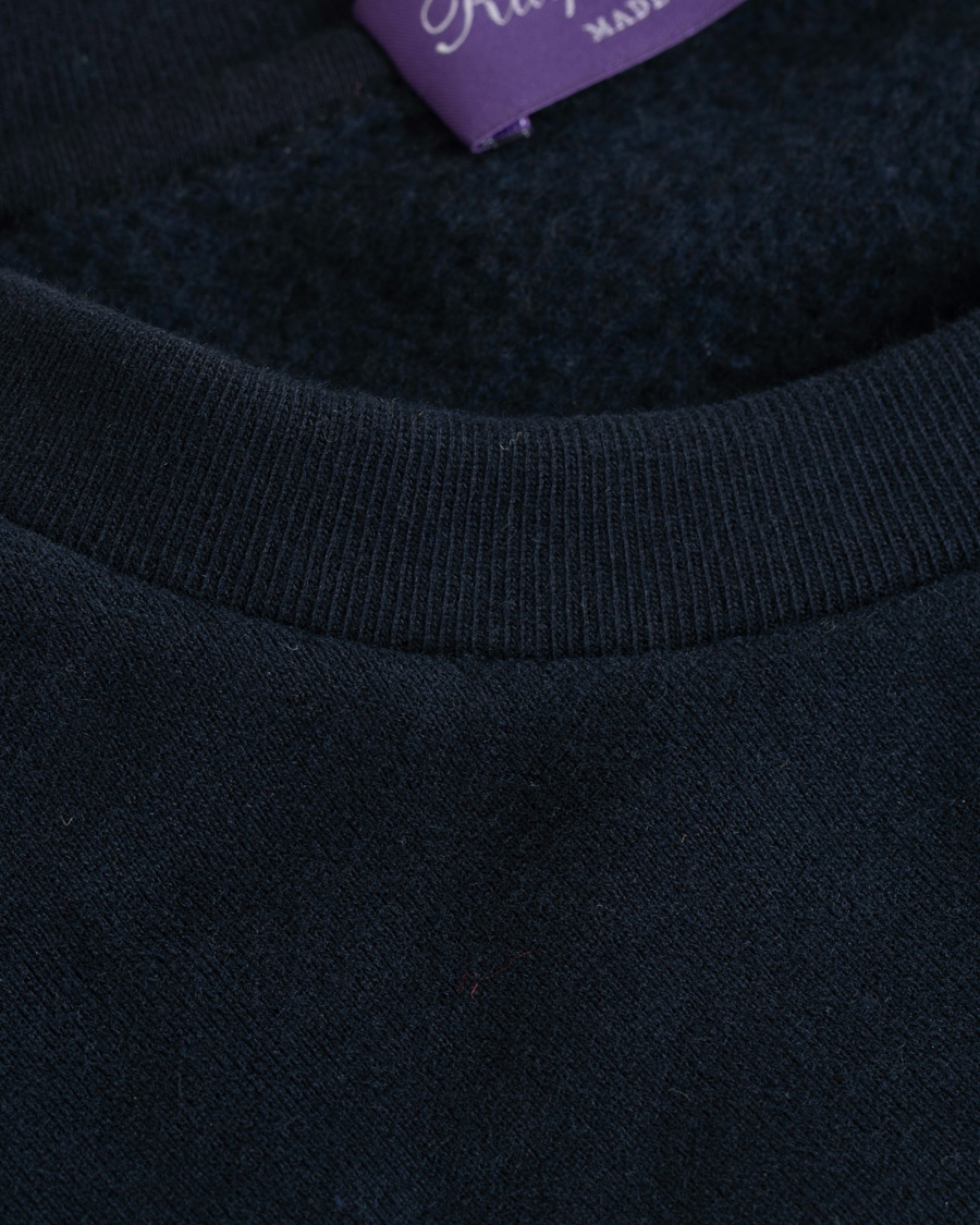Homme | Pulls Et Tricots | Ralph Lauren Purple Label | Lux Fleece Ralph Bear Sweatshirt Classic Chairman Navy