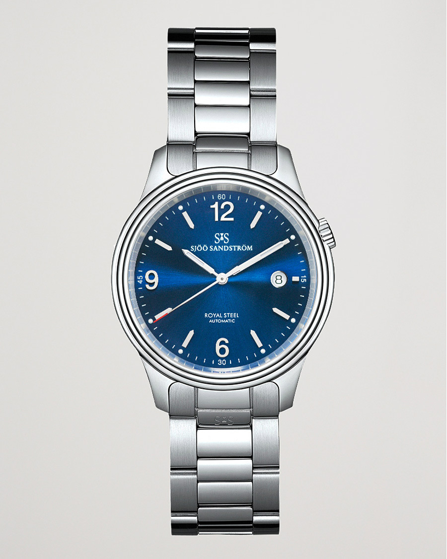 Homme | Sjöö Sandström Royal Steel Classic 41mm Blue and Steel | Sjöö Sandström | Royal Steel Classic 41mm Blue and Steel