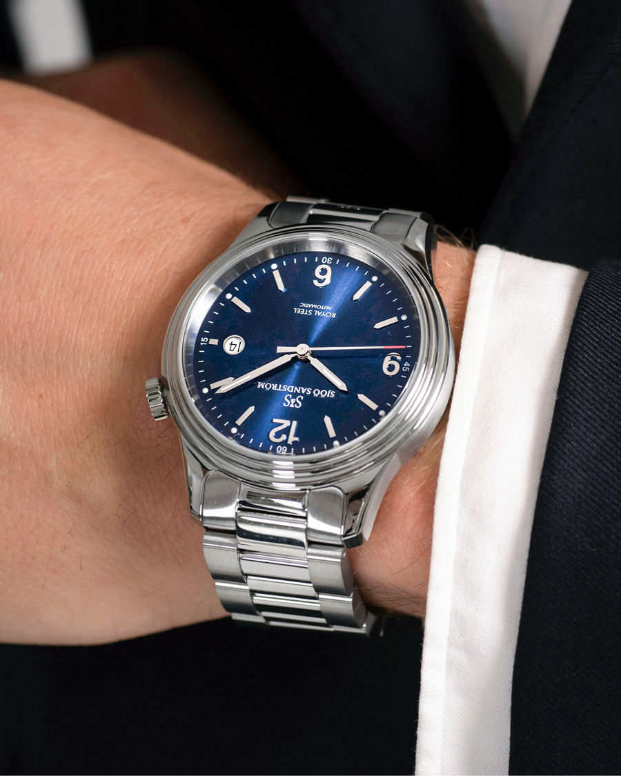 Homme | Sjöö Sandström Royal Steel Classic 41mm Blue and Steel | Sjöö Sandström | Royal Steel Classic 41mm Blue and Steel