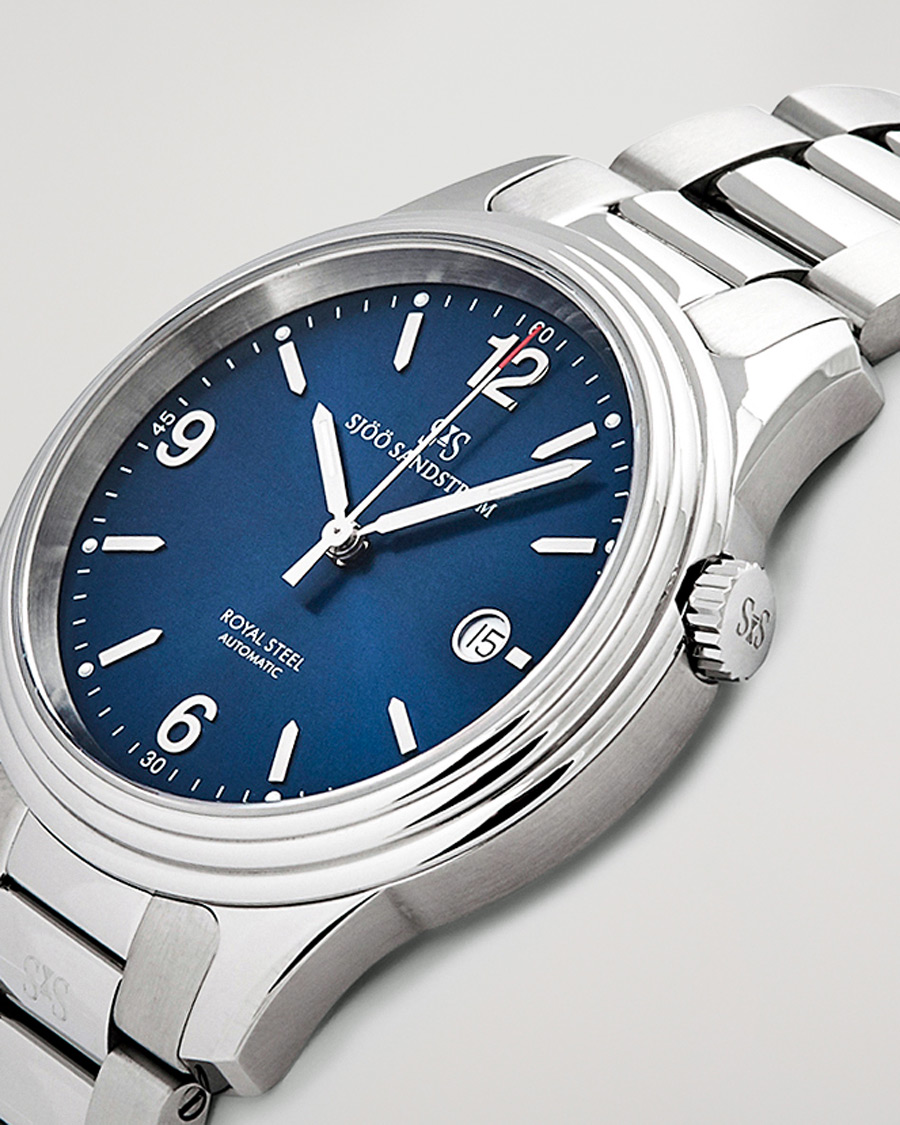 Homme | Sjöö Sandström Royal Steel Classic 41mm Blue and Steel | Sjöö Sandström | Royal Steel Classic 41mm Blue and Steel