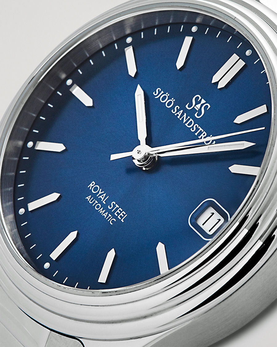 Homme | Sjöö Sandström Royal Steel Classic 36mm Blue and Steel | Sjöö Sandström | Royal Steel Classic 36mm Blue and Steel