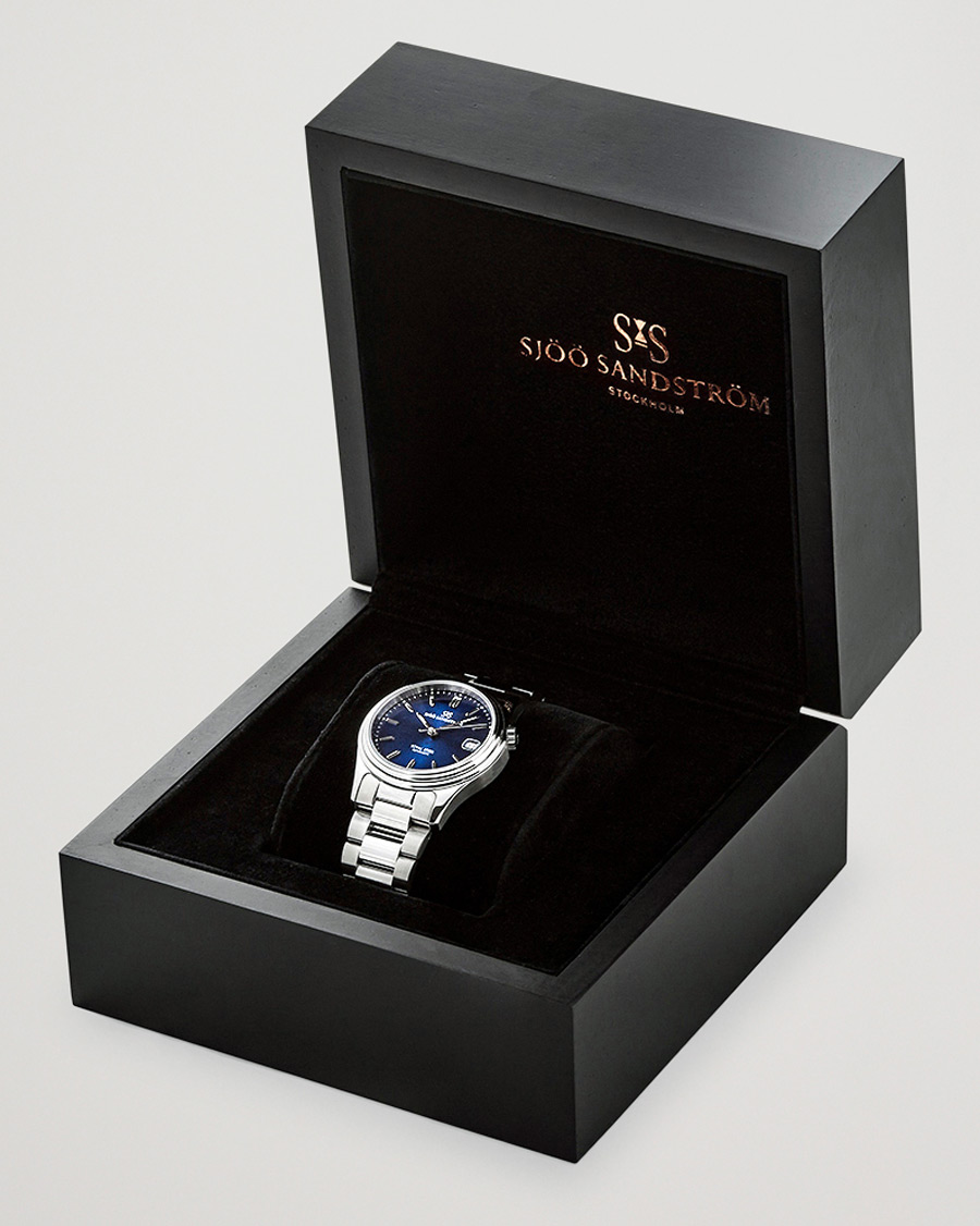 Homme | Sjöö Sandström Royal Steel Classic 36mm Blue and Steel | Sjöö Sandström | Royal Steel Classic 36mm Blue and Steel